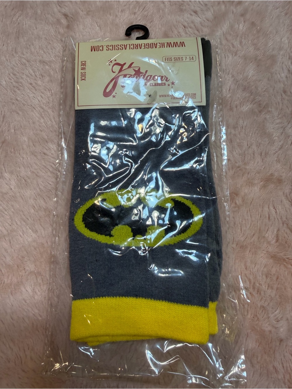 Heritage Classics Men's Gray & Yellow Graphic Crew Socks